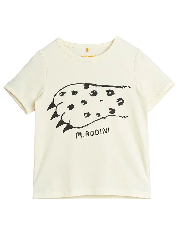 ViaMonte Shop | Mini Rodini t-shirt bambino panna in cotone biologico