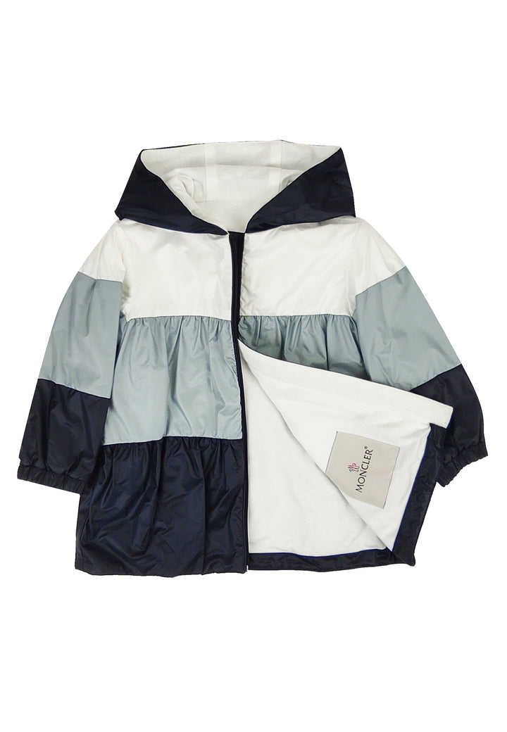 ViaMonte Shop | Moncler Enfant giacca baby girl Narye color block in nylon