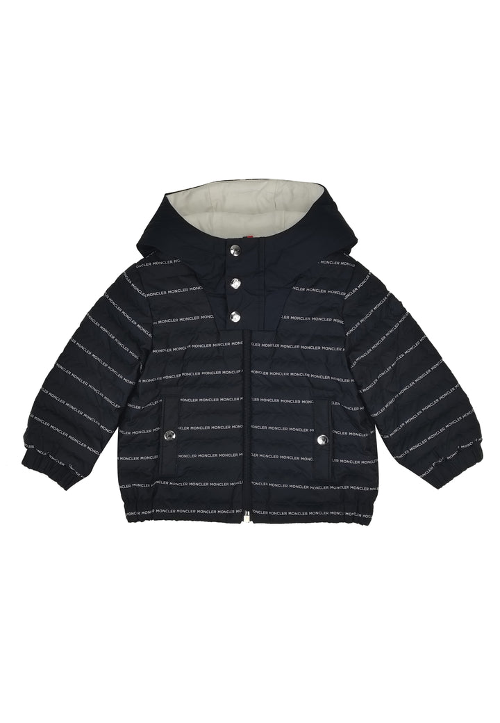 ViaMonte Shop | Moncler Enfant giacca bambino Bergo blu in nylon
