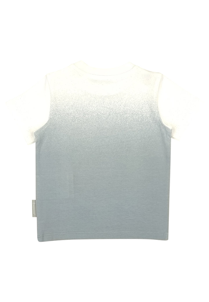 ViaMonte Shop | Moncler Enfant t-shirt baby girl panna in jersey di cotone