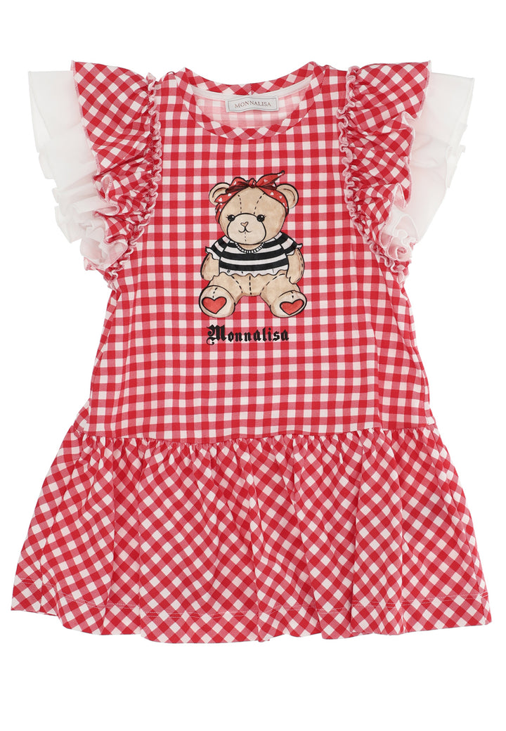 ViaMonte Shop | Monnalisa abito bambina vichy in jersey di cotone