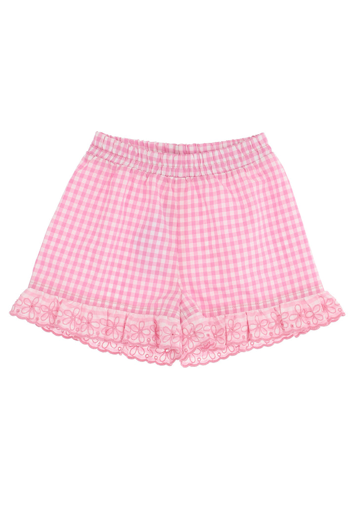 ViaMonte Shop | Monnalisa baby girl shorts vichy in cotone