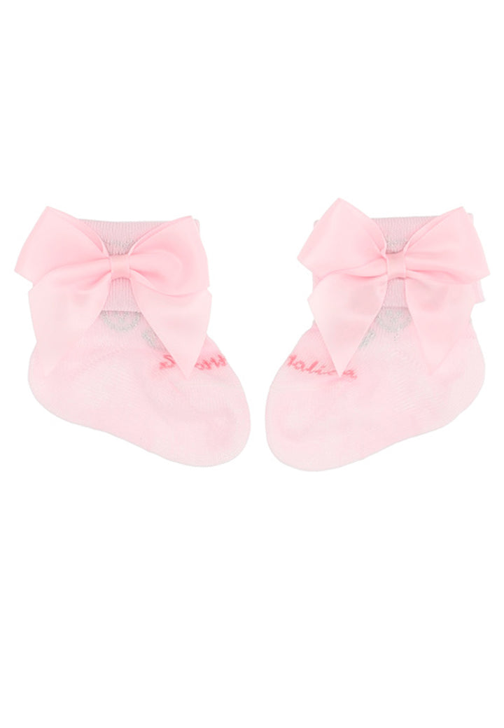 ViaMonte Shop | Monnalisa baby girl set calzini con fiocco in filo di scozia