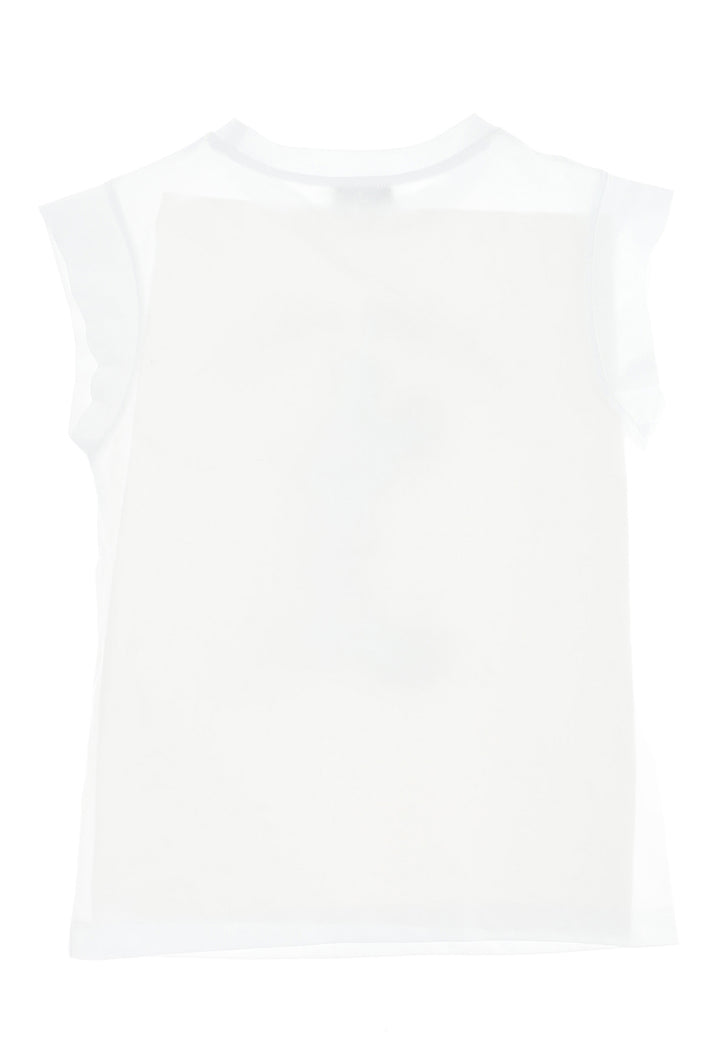 ViaMonte Shop | Monnalisa teen t-shirt over panna in jersey di cotone