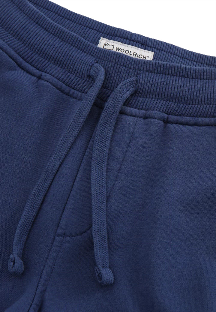 ViaMonte Shop | Woolrich bermuda jogging teen blu in felpa di cotone