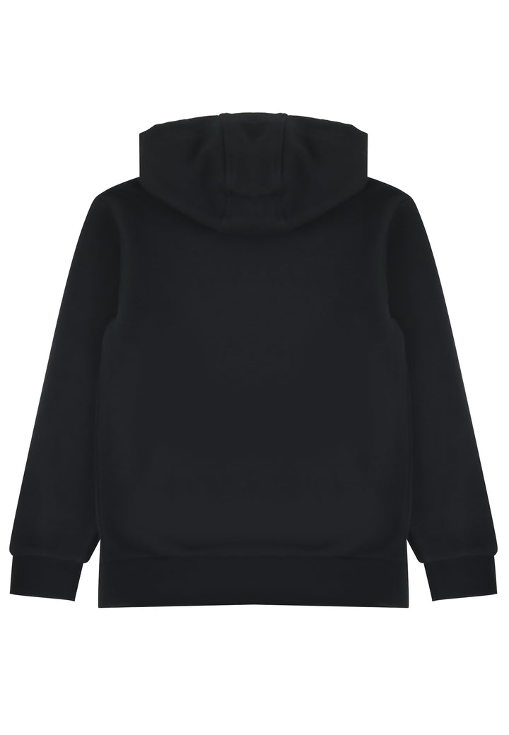 ViaMonte Shop | Adidas felpa Trefoil hoodie nera bambino in cotone
