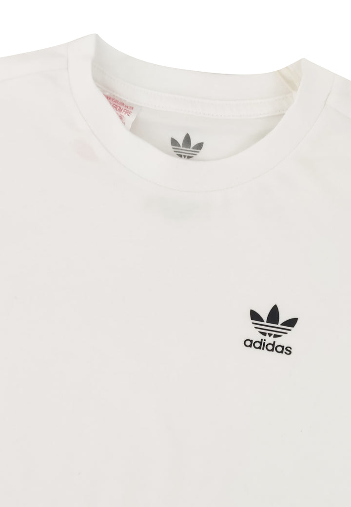 ViaMonte Shop | Adidas t-shirt bianca bambino in cotone