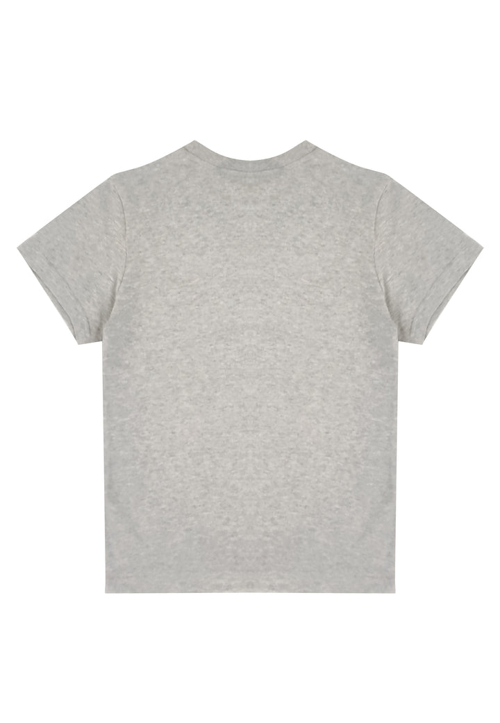 ViaMonte Shop | Adidas t-shirt grigia ragazzo in cotone