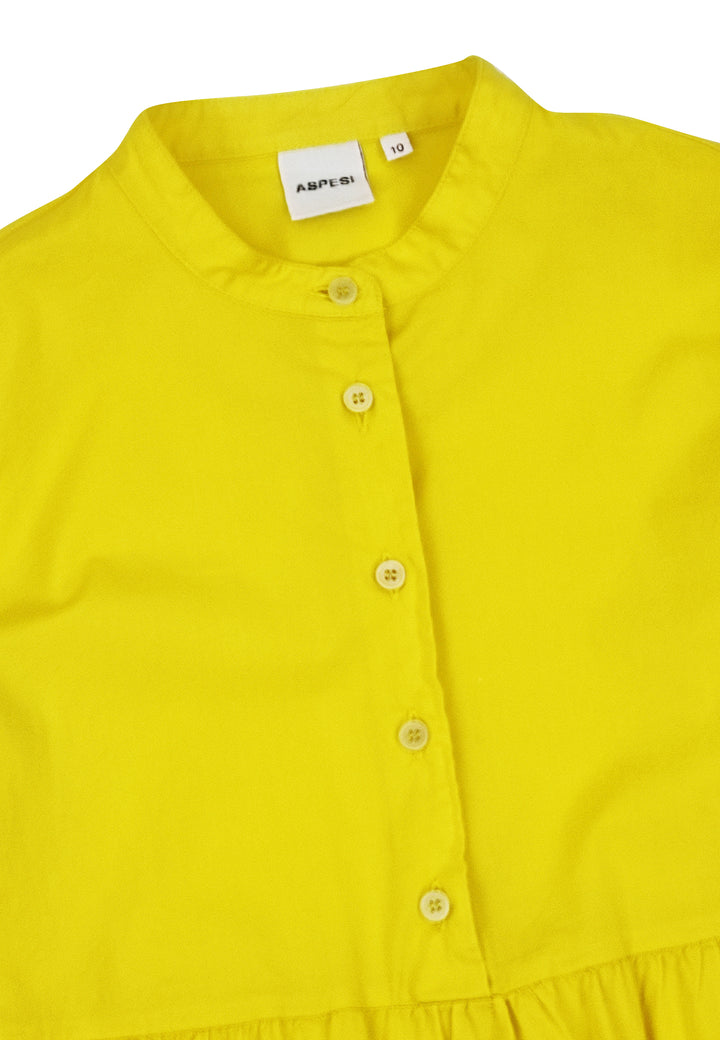ViaMonte Shop | Aspesi Kids vestito bambina giallo in cotone