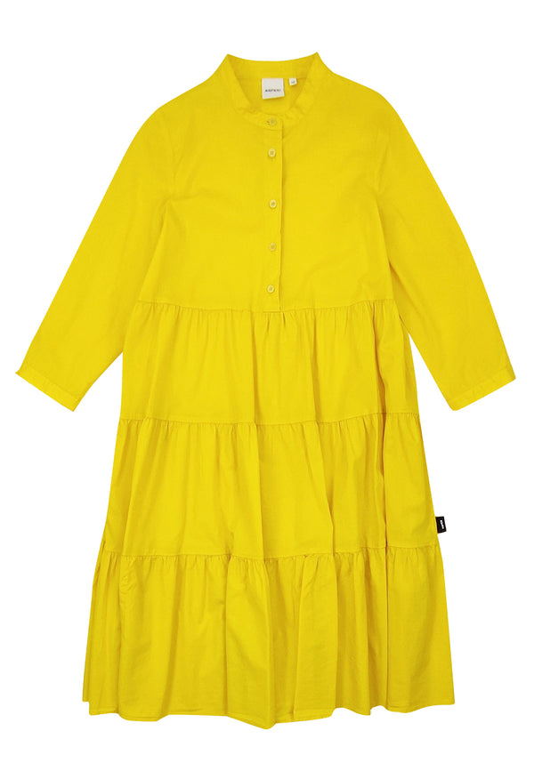 ViaMonte Shop | Aspesi Kids vestito ragazza giallo in cotone