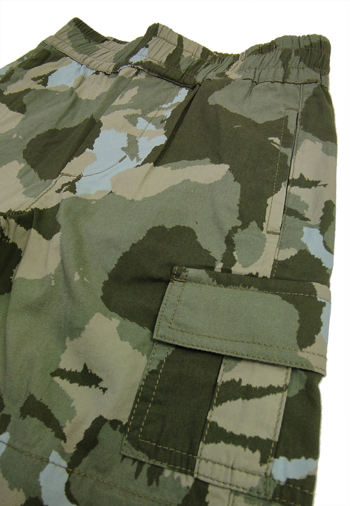 ViaMonte Shop | Aspesi bambino bermuda cargo camouflage in cotone