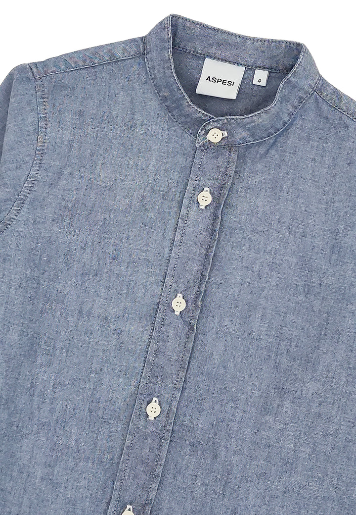 ViaMonte Shop | Aspesi camicia ragazzo blu in denim