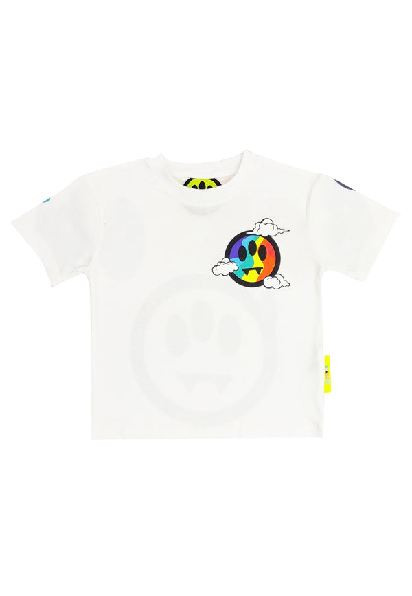 ViaMonte Shop | Barrow kids t-shirt bambino bianca in jersey di cotone