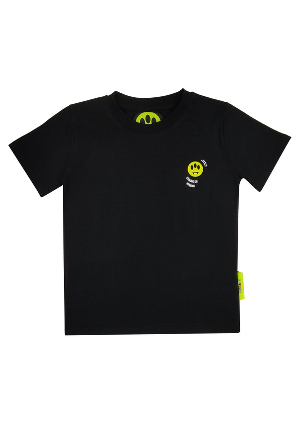 ViaMonte Shop | Barrow kids t-shirt nera bambino in jersey di cotone