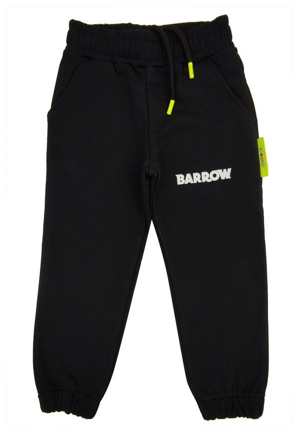 ViaMonte Shop | Barrow kids pantalone di tuta bambino in cotone nero