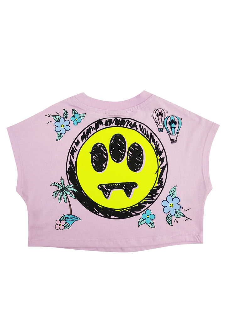 ViaMonte Shop | Barrow kids t-shirt bambina in jersey di cotone rosa