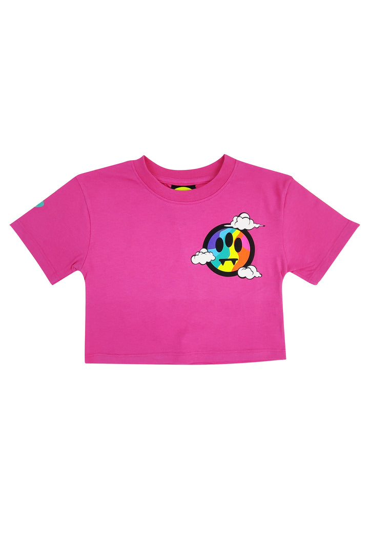 ViaMonte Shop | Barrow kids t-shirt bambina in jersey di cotone fucsia