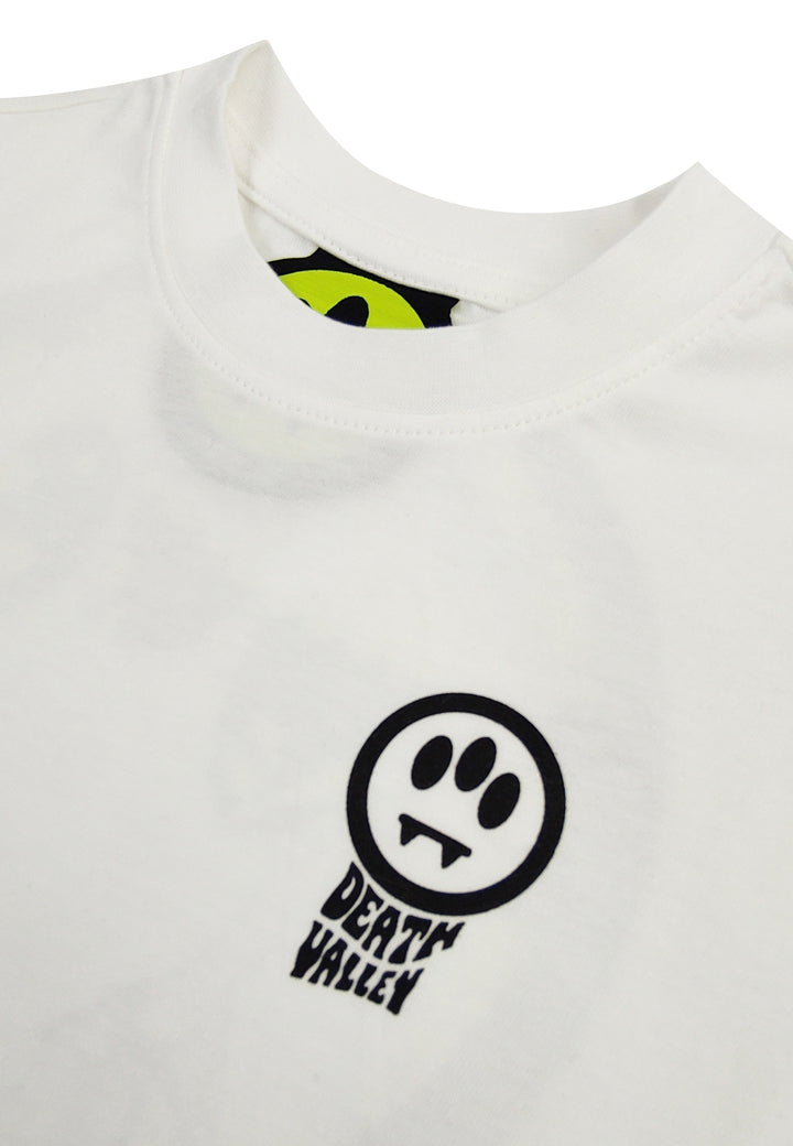 ViaMonte Shop | Barrow kids t-shirt cropped bambina in jersey di cotone bianca
