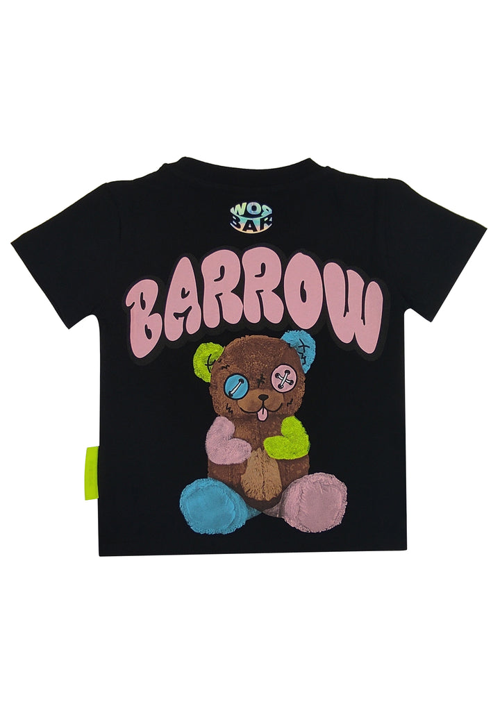 ViaMonte Shop | Barrow kids t-shirt nera bambino in jersey di cotone
