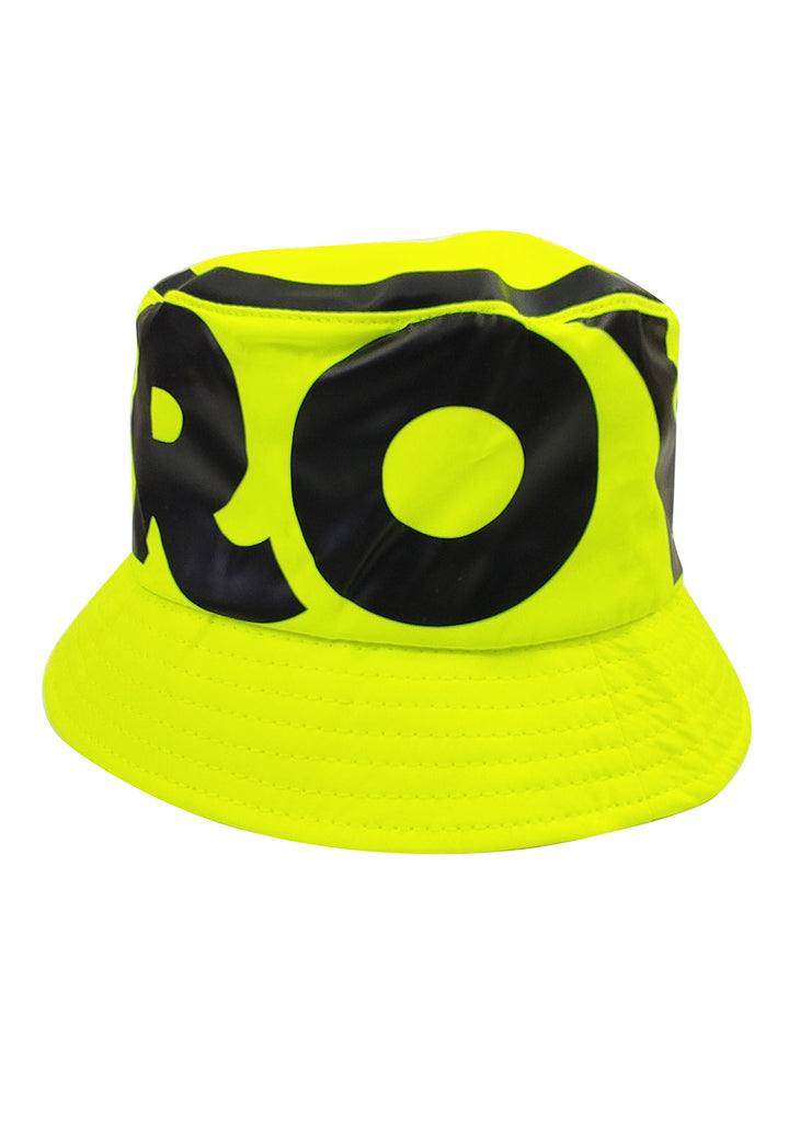 ViaMonte Shop | Barrow kids cappello cloche bambino in nylon giallo fluo