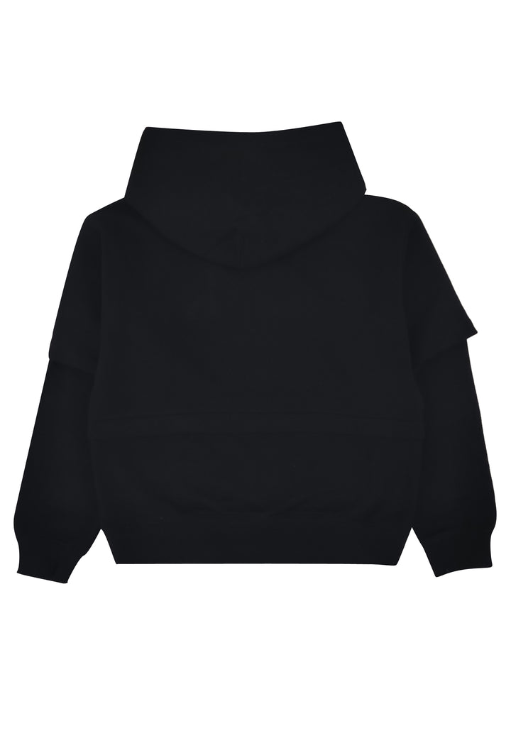 ViaMonte Shop | Calvin Klein Jeans felpa ragazzo nera in cotone