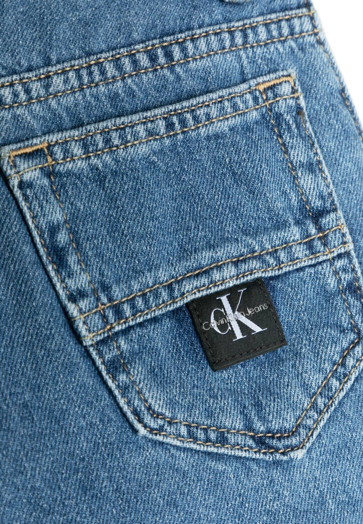 ViaMonte Shop | Calvin Klein Jeans bermuda ragazzo blu in denim