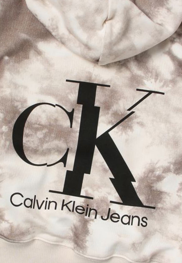ViaMonte Shop | Calvin Klein Jenas felpa bambino bianca in cotone