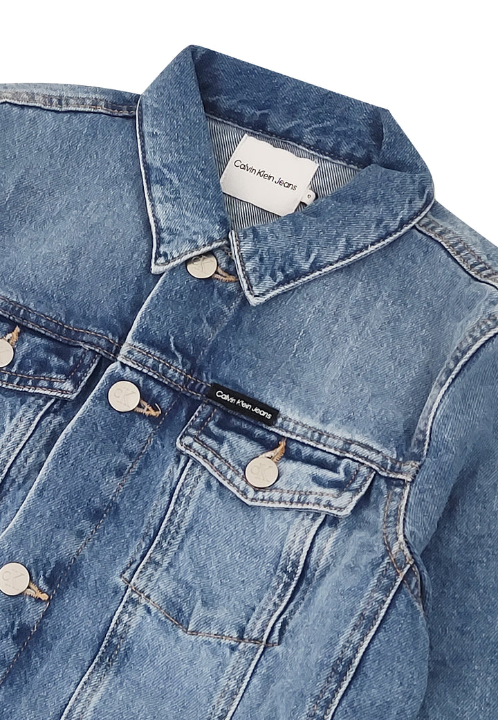 ViaMonte Shop | Calvin Klein Jeans giubbino bambino blu in denim