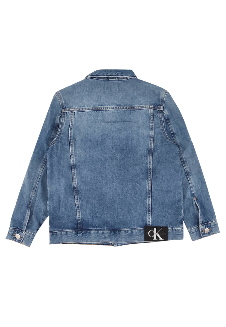 ViaMonte Shop | Calvin Klein Jeans giubbino ragazzo blu in denim
