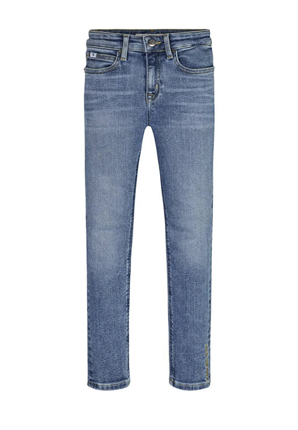 ViaMonte Shop | Calvin Klein Jeans jeans bambino blu in denim