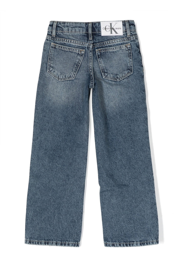 ViaMonte Shop | Calvin Klein Jeans jeans bambina blu in denim