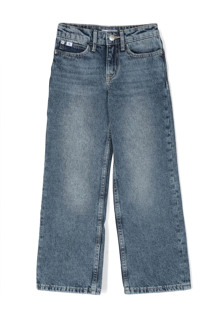 ViaMonte Shop | Calvin Klein Jeans jeans ragazza blu in denim