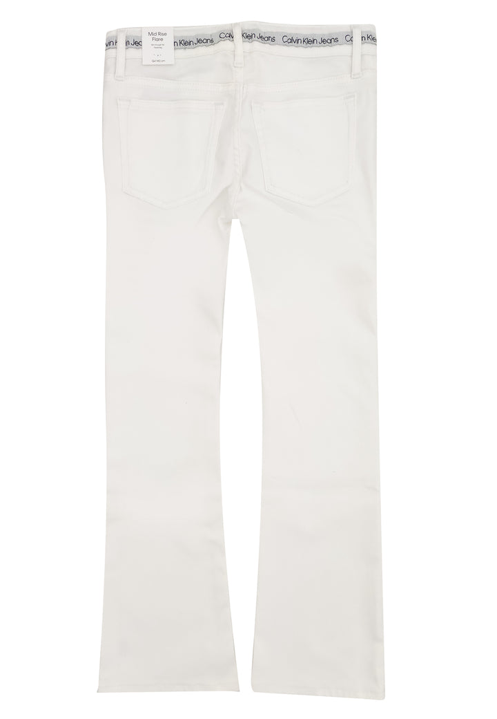 Calvin Klein Jeans jeans ragazza bianco in denim
