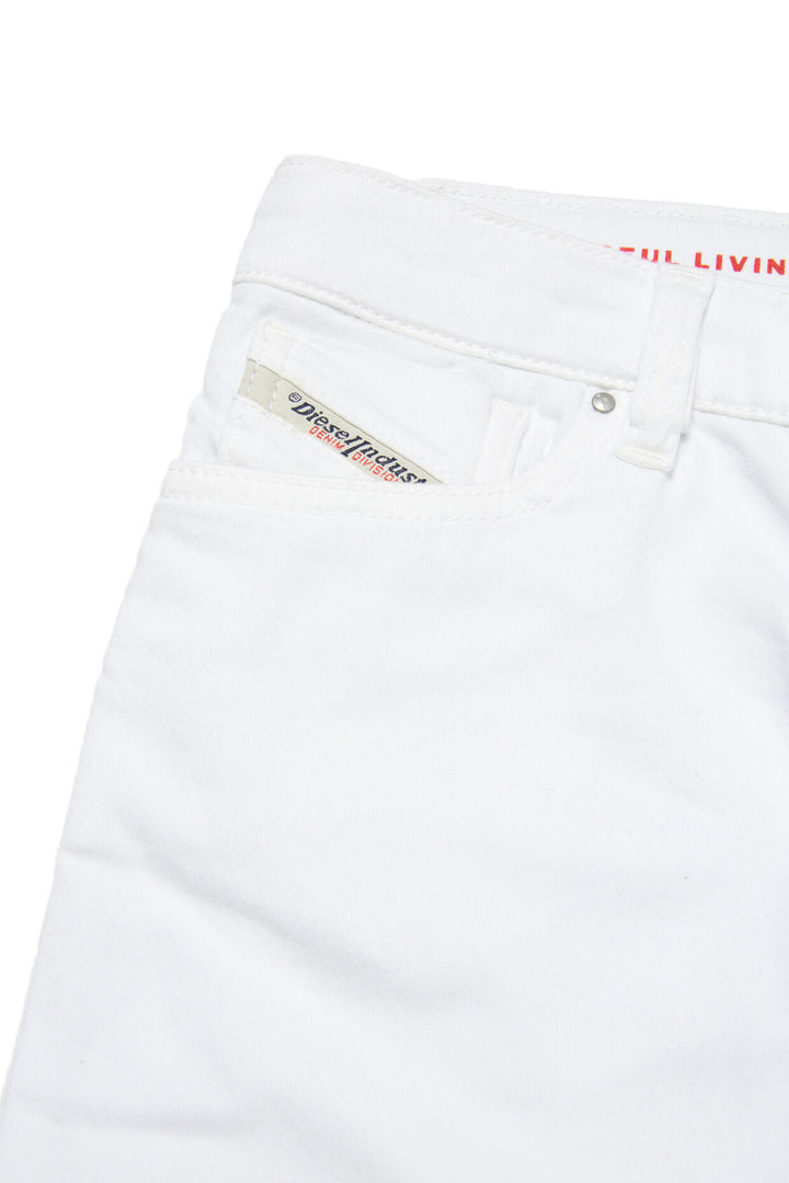 ViaMonte Shop | Diesel Kid jeans ragazzo1995-j bianco in denim di cotone