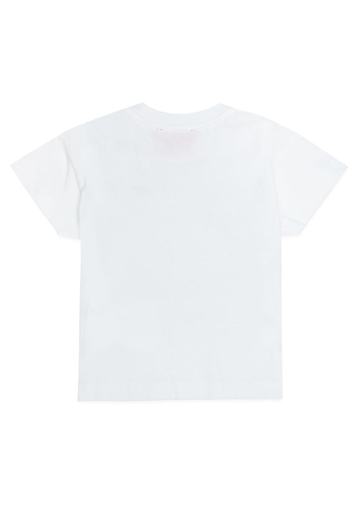 ViaMonte Shop | Diesel Kid T-Shirt neonato bianca in cotone