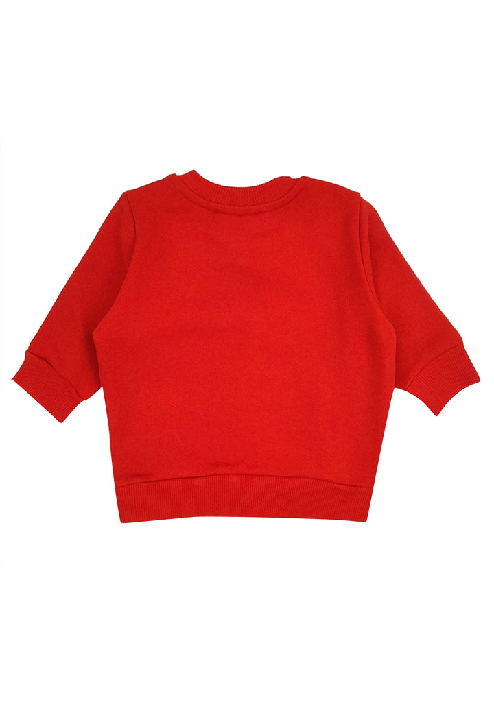 ViaMonte Shop | Diesel Kid felpa neonato Sgonyb rossa in cotone