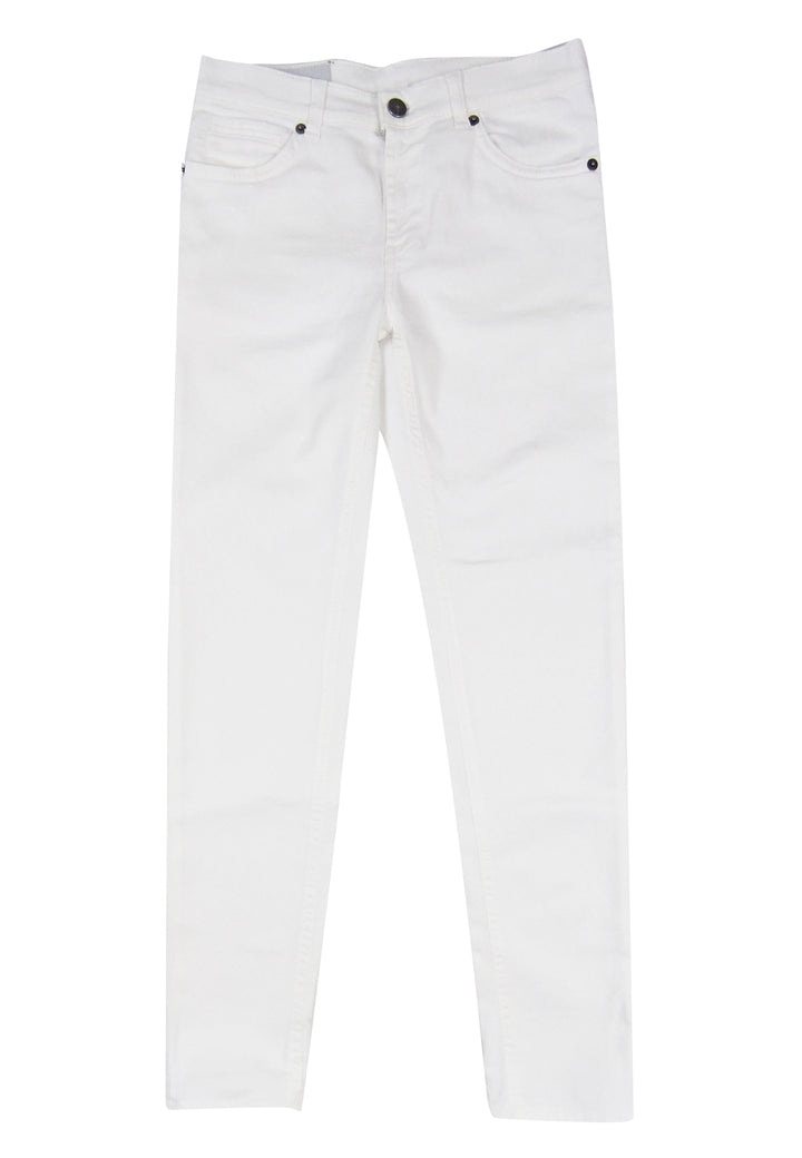 ViaMonte Shop | Dondup kids jeans ragazzo George skinny fit in denim bianco