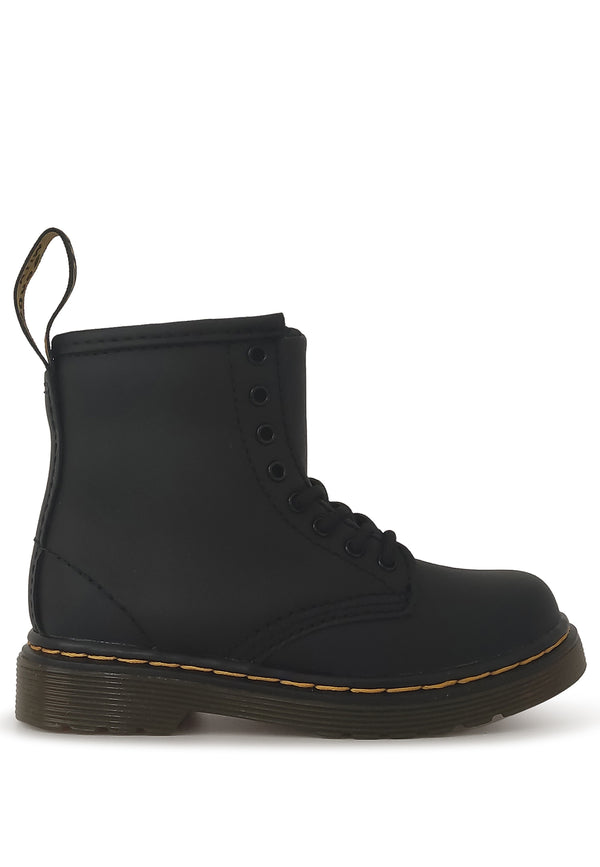 Dr Martens Black Leather Boots in Leather