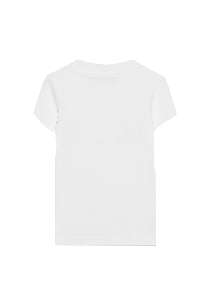 ViaMonte Shop | Dsquared2 T-Shirt neonato bianca in jersey di cotone