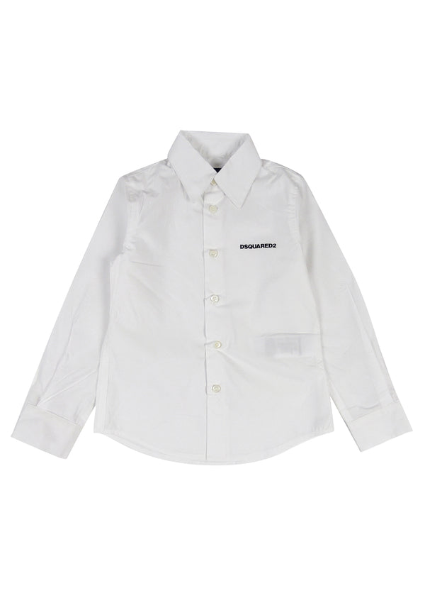 ViaMonte Shop | Dsquared2 camicia bambino bianca in cotone