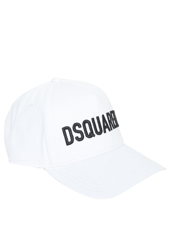 ViaMonte Shop | Dsquared2 cappello ragazzo bianco in cotone