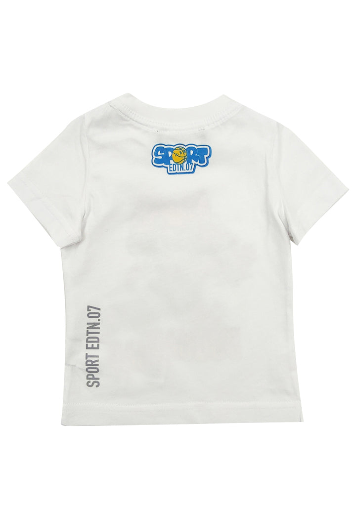 ViaMonte Shop | Dsquared2 T-Shirt neonato bianca in jersey di cotone