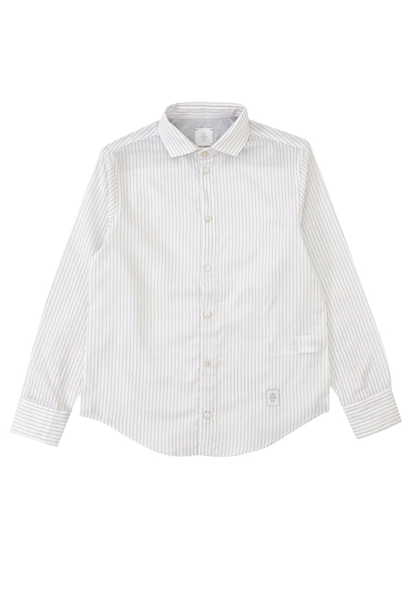 Eleventy camicia bambino bianca in cotone