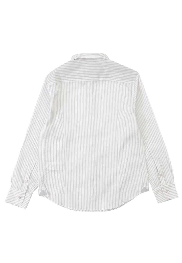 Eleventy camicia ragazzo bianca in cotone