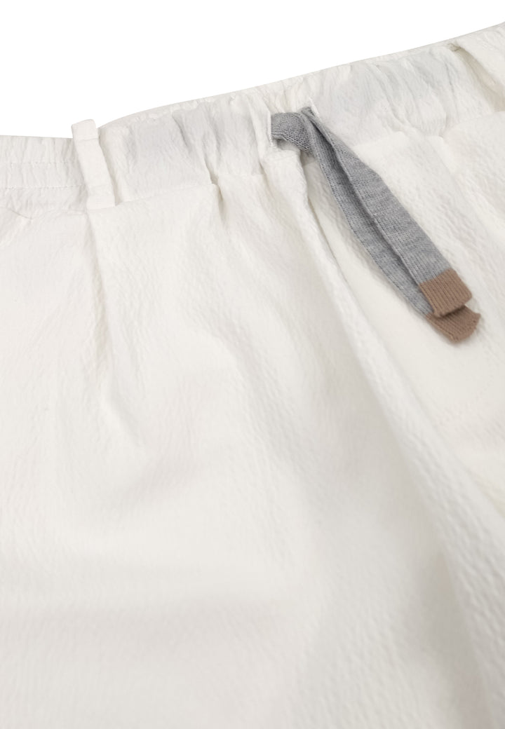 ViaMonte Shop | Eleventy pantalone bambino bianco in cotone
