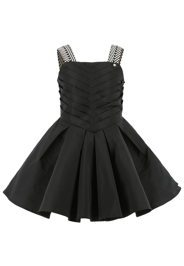 ViaMonte Shop | Elisabetta Franchi vestito bambina nero