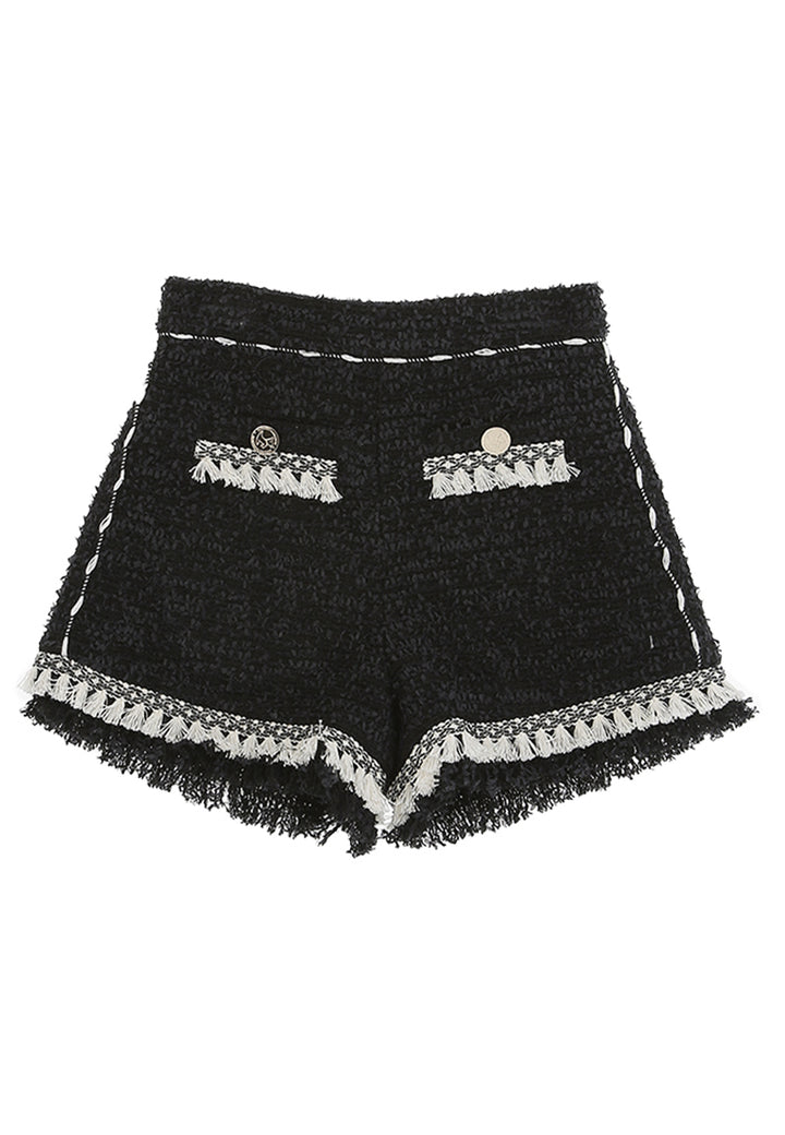 ViaMonte Shop | Elisabetta Franchi shorts neri ragazza