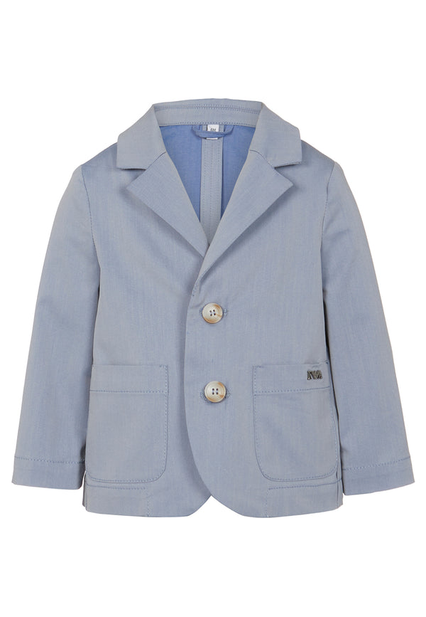 ViaMonte Shop | Emporio Armani giacca bambino blu in misto cotone