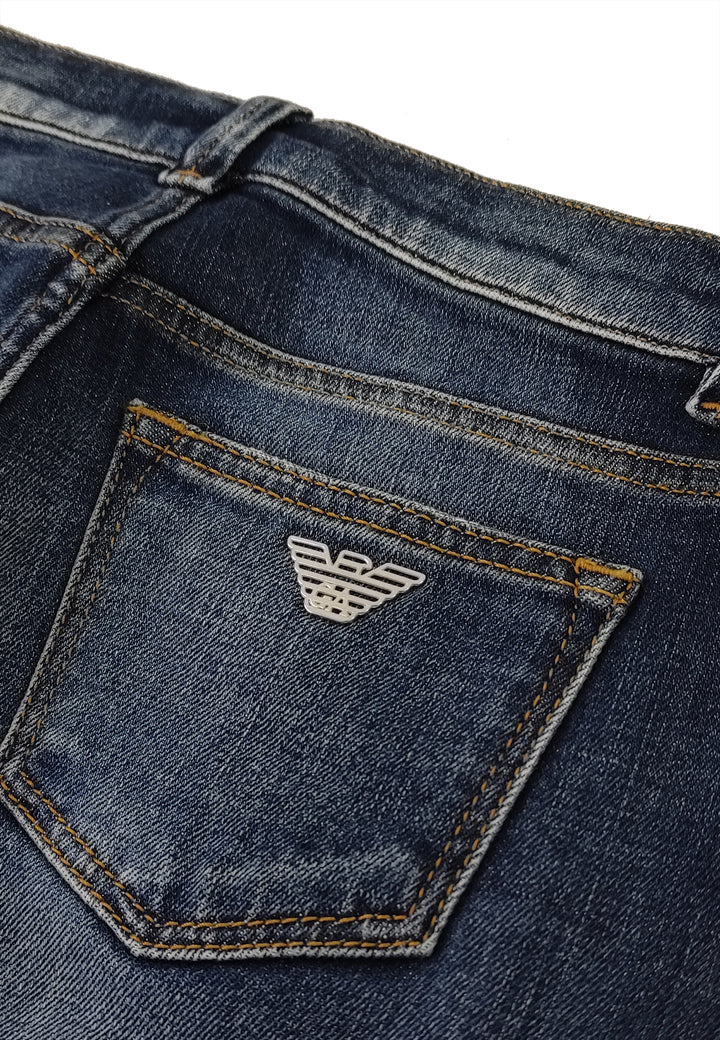 ViaMonte Shop | Emporio Armani jeans ragazzo in denim di cotone