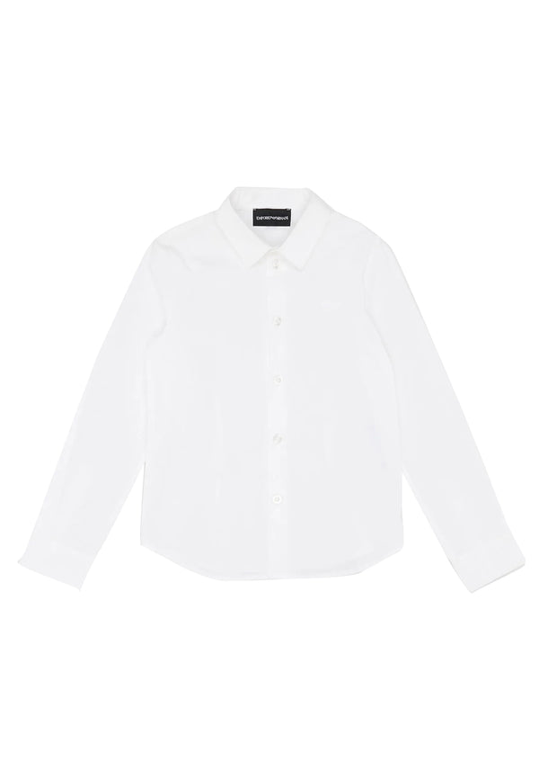 ViaMonte Shop | Emporio Armani camicia bambino bianca in cotone